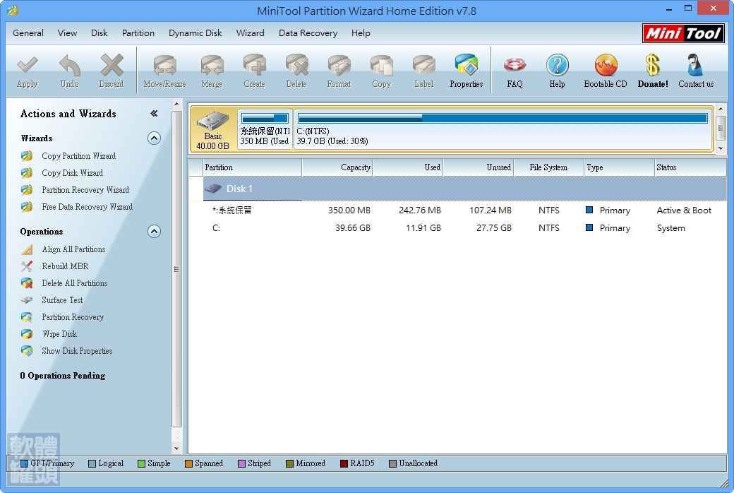 partition wizard home edition 8.1.1